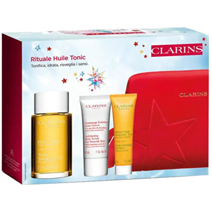 Clarins Rituale Huile Tonic Set - Body care gift set