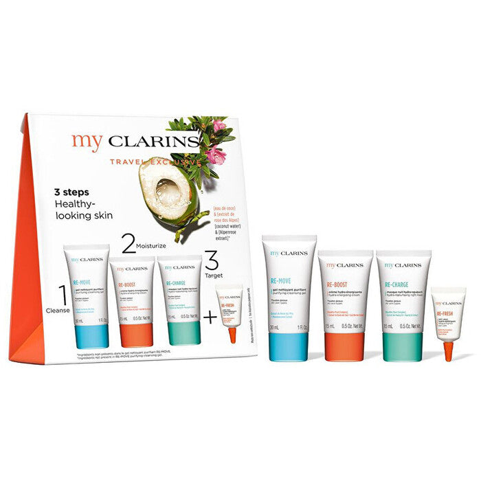 Clarins Steps Healthy Looking Skin Set - gift set